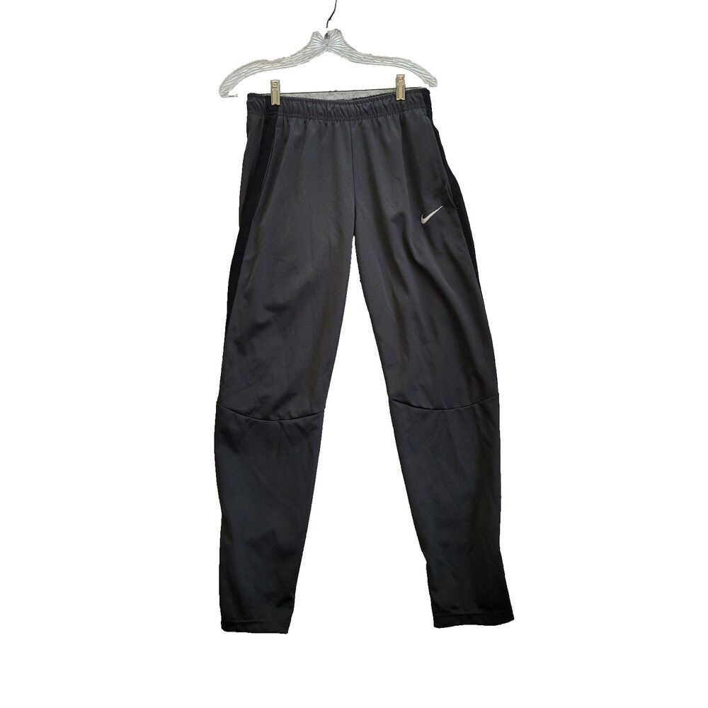 Nike Pants Mens Medium Gray Zip Ankles Tapered Versatile Joggers Workout Walking
